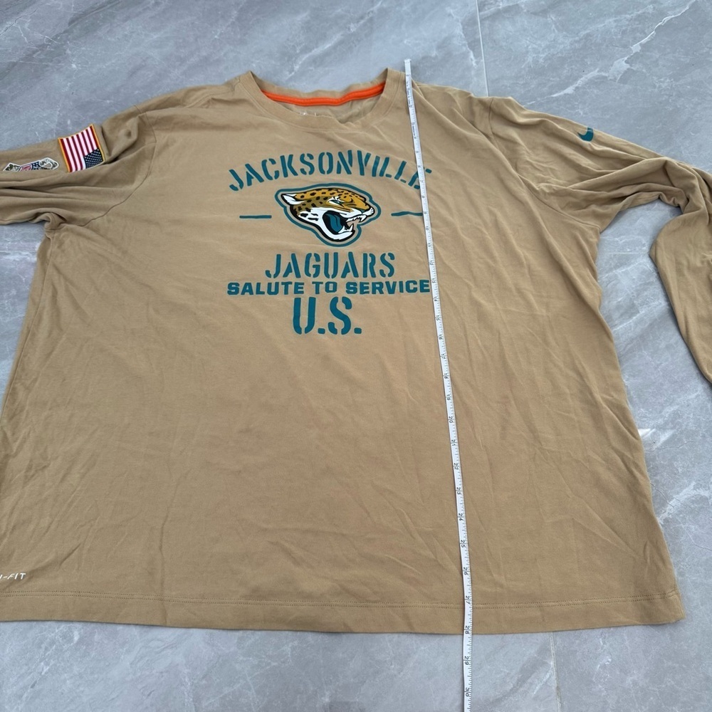 Men's Nike NFL Jacksonville Jaguars 2019 Salute to Service Long Sleeve Shirt XXL - Picture 13 of 16